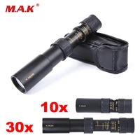 zoomable 10 30x25 optical lens monoculars telescopes low level light night vision pocket telescopes outdoor sports