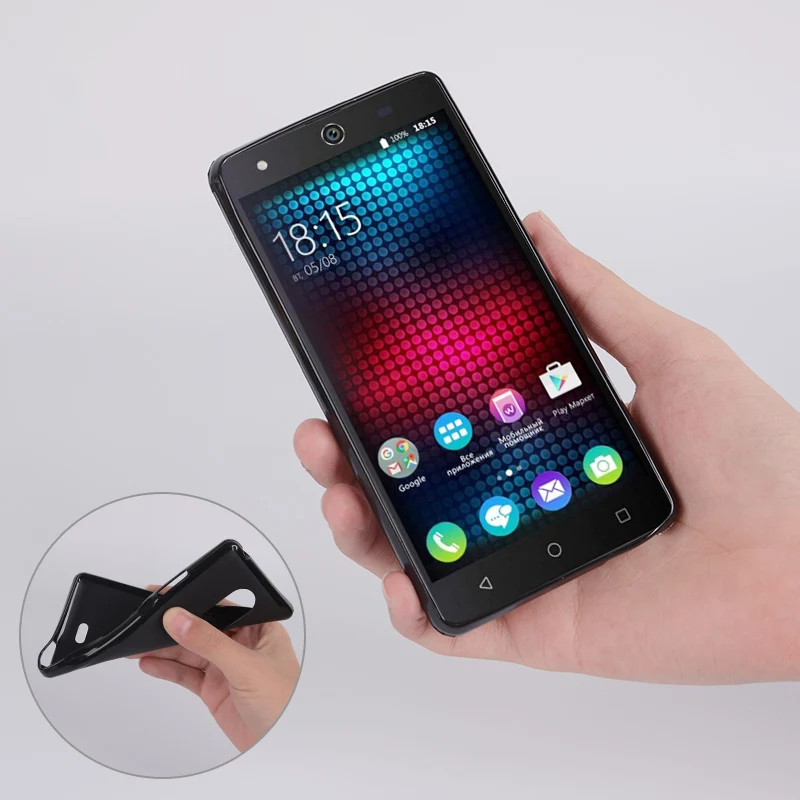 Чехол для BQ 5050 противоударный защитный мягкий силиконовый чехол из ТПУ BQS-5050 Strike