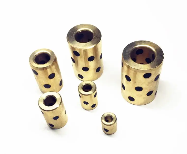 

1-2pcs LM25UU(25x40x59)mm linear graphite copper set bearing copper bushing oil self-lubricating bearing JDB