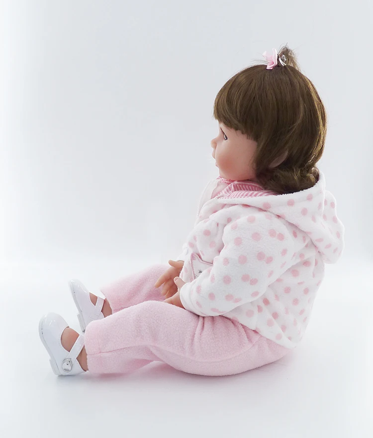 50cm Silicone Reborn Baby Doll Toys Lifelike Vinyl Smile Princess Toddler Dolls Birthday Gift Play House Toy Girls Brinquedos | Игрушки и