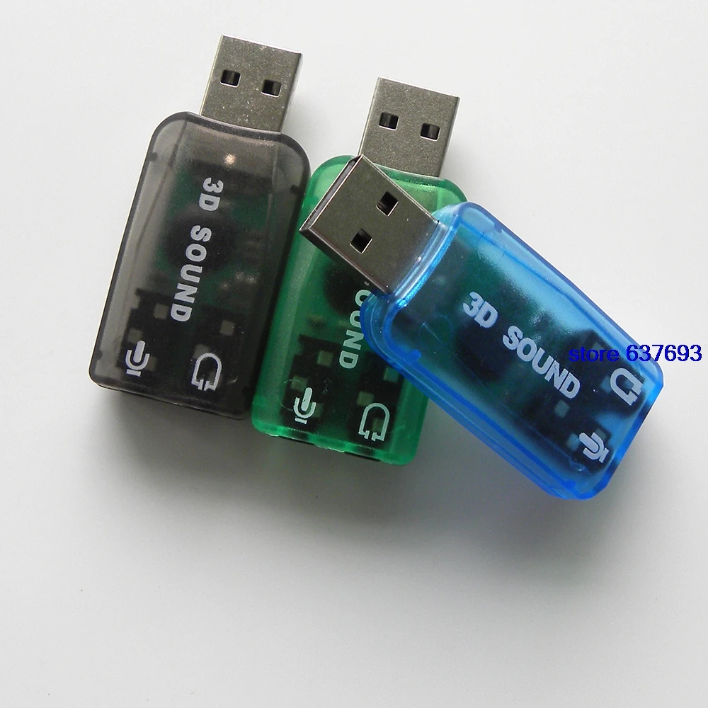 Виртуальная 5 1 USB Звуковая карта CM108 чипсет для микрофона и разъема
