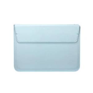 Кожаный чехол для Macbook Air 13 Pro retina 11 12 13 15 чехол для ноутбука Xiaomi Pro 15,6 чехол для 13,5 - Цвет: Небесно-голубой