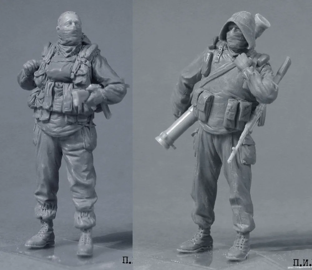 

1/35 бойцов специального войска включают в себя 2 игрушечных модели из Смолы миниатюрный комплект без сборки Неокрашенный