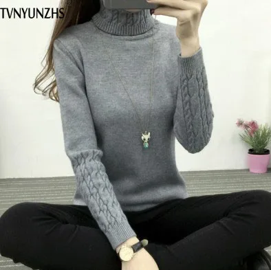 Refeeldeer Для женщин водолазка зимний свитер 2017 женская обувь с длинным рукавом