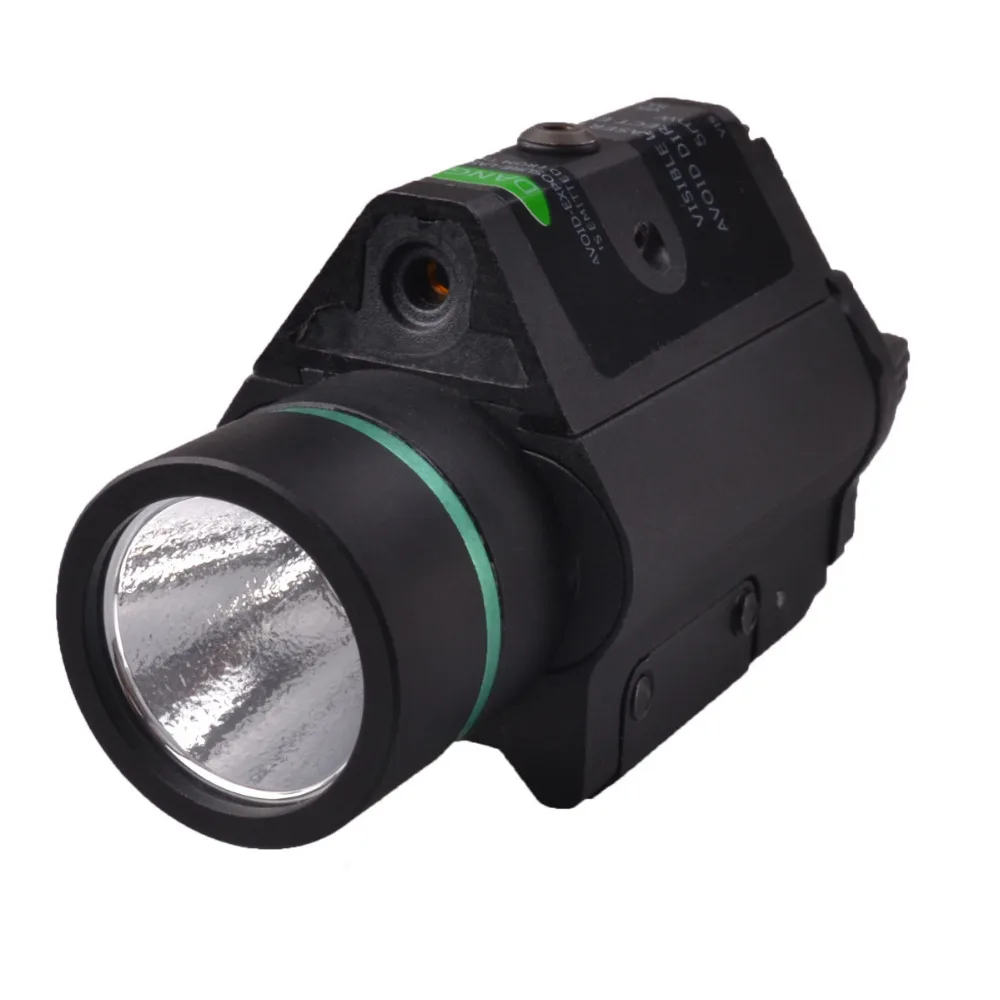 

2020 RichFire SF-P14 Tactical Pistol 5mw Green Laser Stroboscopic LED Flashlight CREE XR-E Q5 Balck