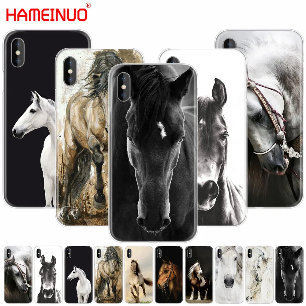 HAMEINUO конь чехол для сотового телефона из ТПУ с принтом &quotчехол iphone X 8 7 6 4 4s 5 5s SE 5c 6s