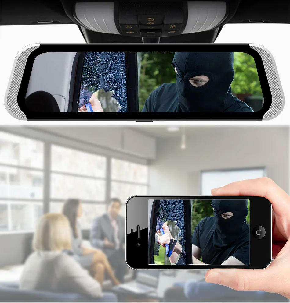 ANSTAR 4G Android автомобильный видеорегистратор HD 1080P Зеркало рекордер Dash Cam ADAS камера заднего вида 10''GPS dvr зеркало видео регистратор двойной объектив