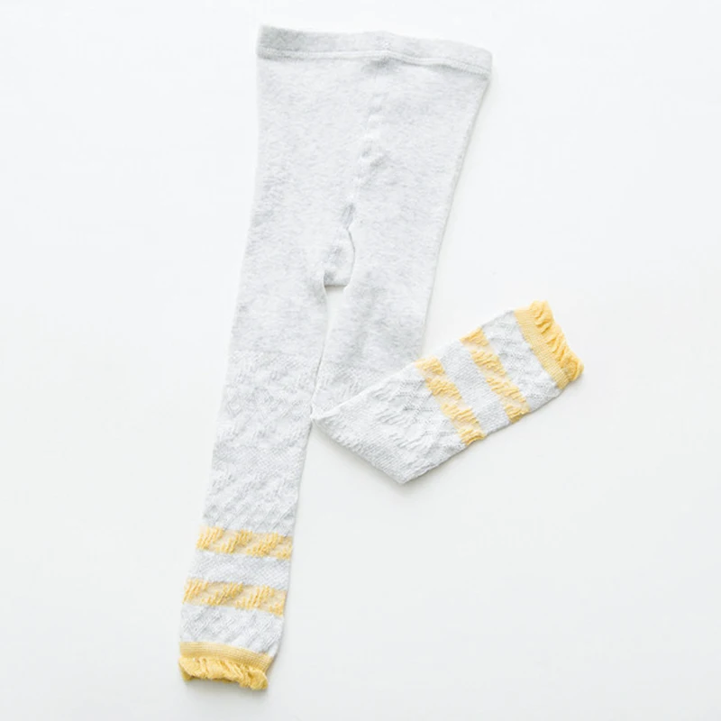 white yellow Muslinlife/От 1 до 5 лет, Летние Стильные Детские колготки конфетных цветов, детские колготки для маленьких девочек, детские чулки для девочек - Цвет: white yellow