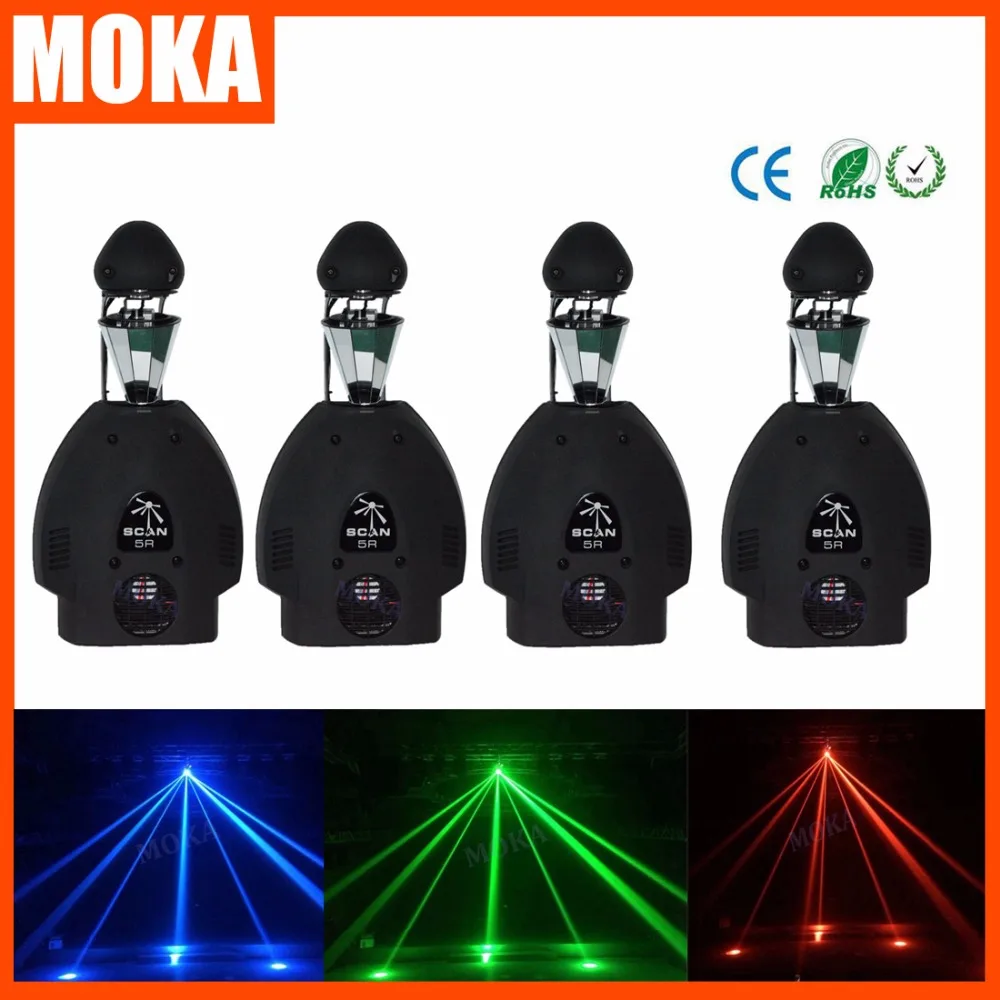 4 шт./лот Sharpy 200 Вт вращающийся рассеиватель 5R Led движущийся головной свет