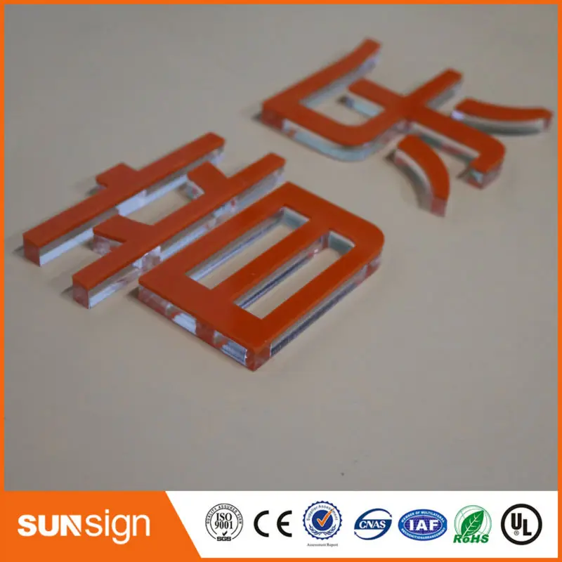 Sunsign Outdoor or Indoor Acrylic letters and numbers white decorative letters small plexiglass letter on window