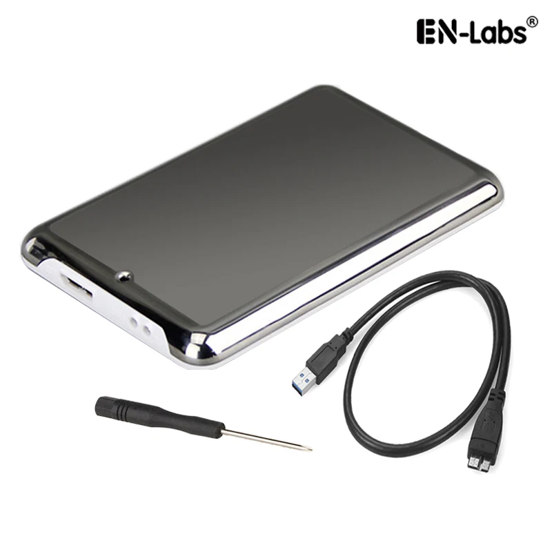 Корпус для внешнего жесткого диска En-Labs 2 5 дюйма USB 3 0 SATA чехол с поддержкой UASP 7 и 9