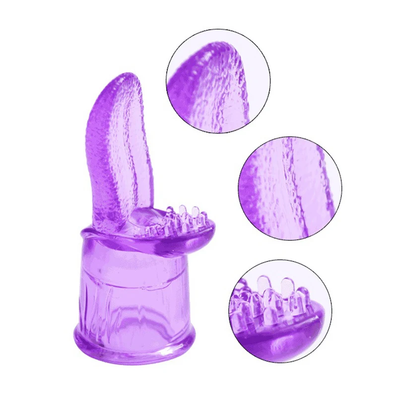 Новинка вибратор AV в форме языка головной убор Стимулятор клитора массажер