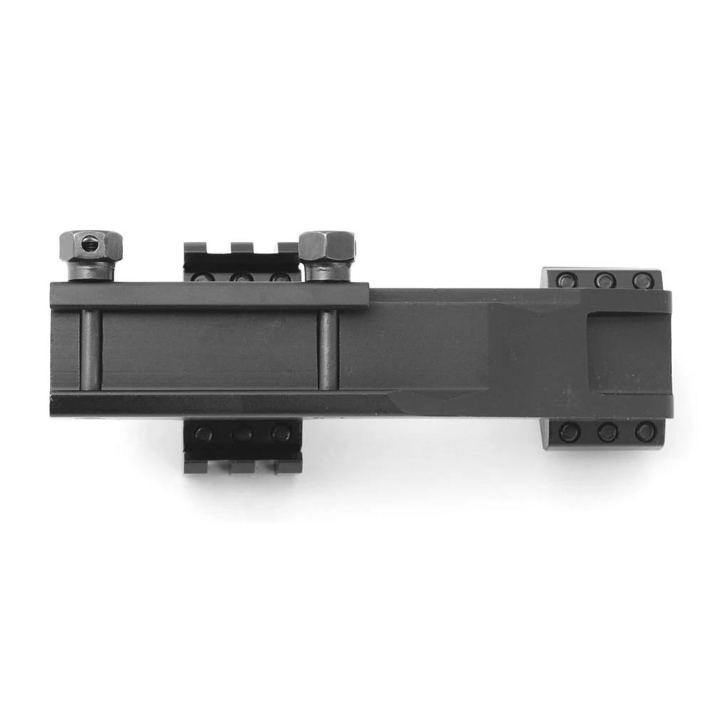 

One Piece Offset 1inch Double Scope Rings Dual Ring Cantilever Mount Picatinny Weaver Rail with QD Cam Locks Adapter