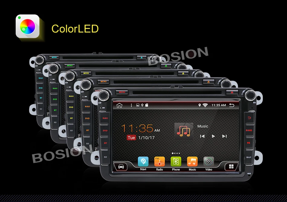 8 &quotAndroid 7 1 автомобилей Радио DVD gps навигации для Volkswagen VW Caddy Гольф Jetta Поло Седан