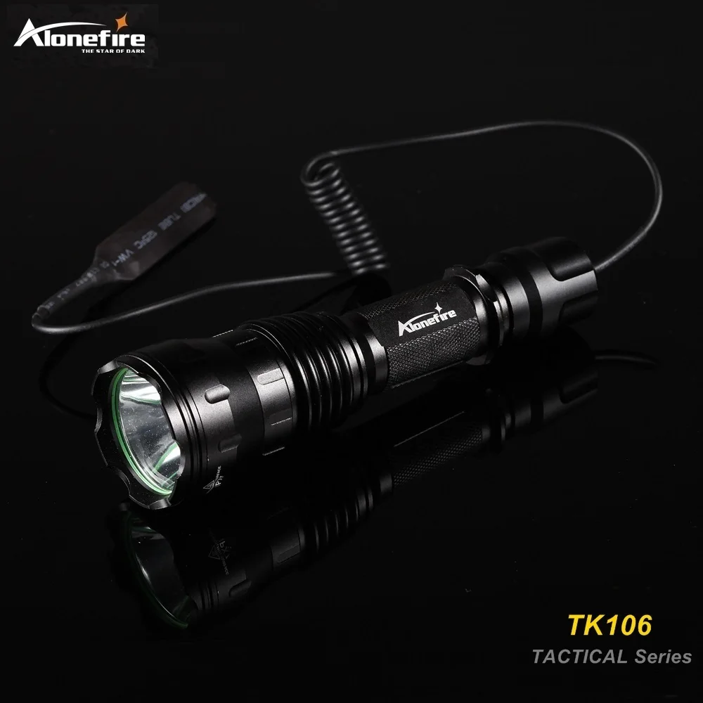 

TK106 XML-T6 LED Tactical Gun Flashlight Torch 2000LM LED Flash Light Lanterna LED Flash Light+gun scope mount+remote switch