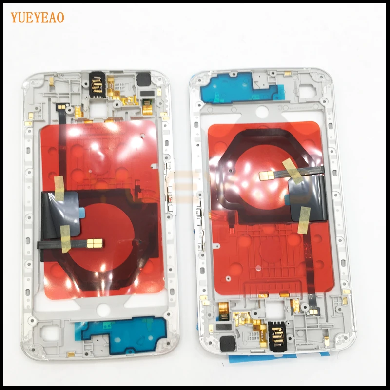 YUEYAO Корпус Шасси средняя рамка Задняя панель для Motorola Moto Google Nexus 6 XT1103 XT1100 синий