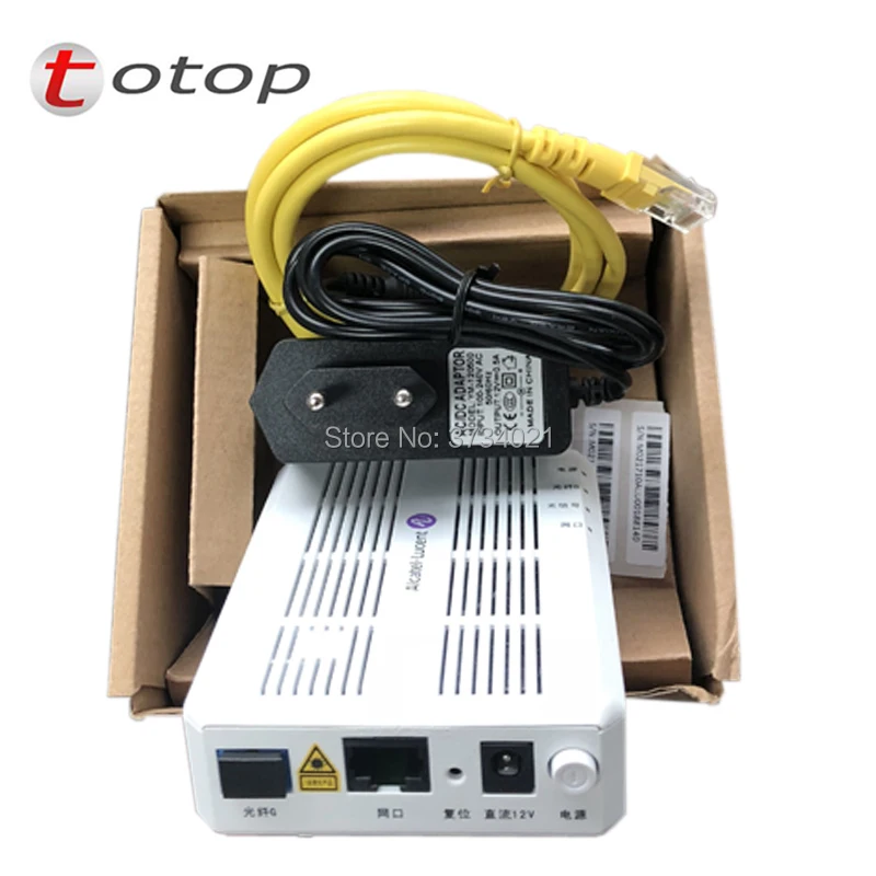3 шт./лот Заводская распродажа Alcatel Lucent I-010G GPON ONU/ONT 1 GE порт аналогичный Huawei HG8310M и ZTE
