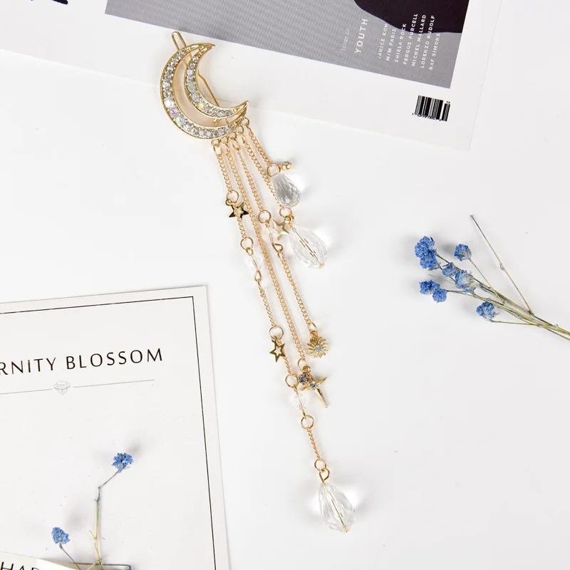 PINKSEE романтическая Милая фотосессия Луна Звезда для женщин Подвеска ювелирные