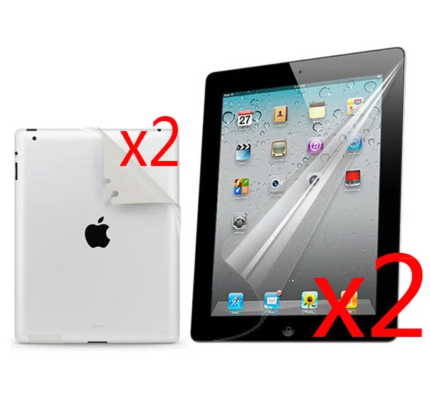 2 комплекта новых прозрачных пленок с ЖК-дисплеем для всего тела Защитная пленка