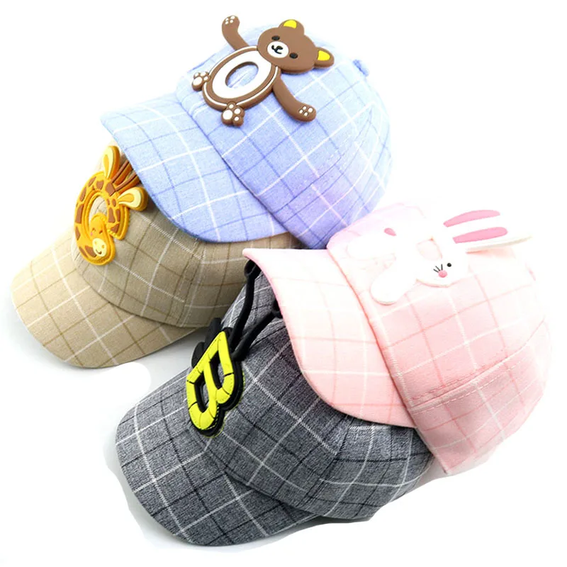 Snapback Baby Hat Baseball Cap Newborn Photography Props Boy and Girls Cartoon Summer Animal Adumbral Hats for Kids 2019 | Спорт и