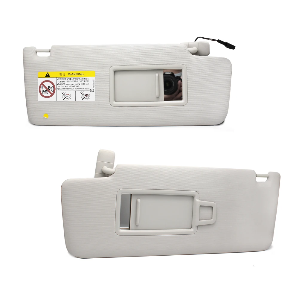 

Car Interior Front Left / Right Sun Visor Panel Makeup Mirror w/ Cable 5TD857521, 5TD857522 for VW Touran L 2017