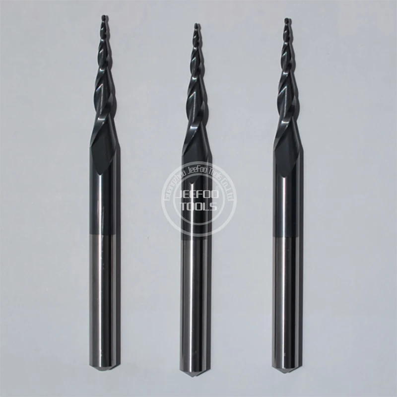 R0.5 * 30H 6D 75L 2F конусные коронки из карбида с двумя концевыми флейтами|carbide endmill|endmill