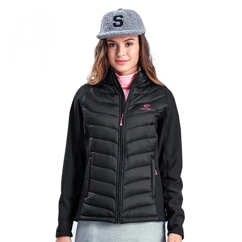 Сезон Зима 2016 Толстая теплая куртка на подкладке из хлопка для девочек Для женщин