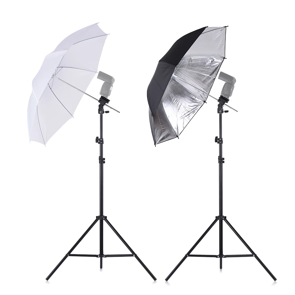 Камера Andoer с двойным креплением на башмаке шарнирный мягкий зонт + светильник