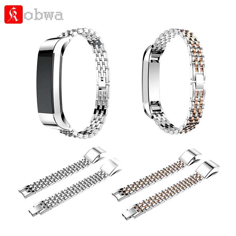 Ремешок для часов из нержавеющей стали Fitbit Alta/Alta HR ремешок наручных сменный