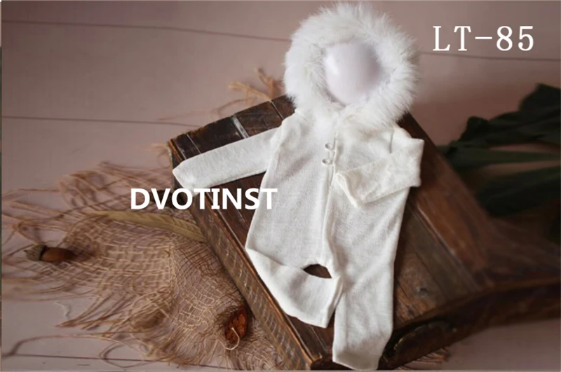

Dvotinst Newborn Baby Photography Props Posing Mini Sofa Chair+Knit Plush Costume Outfit Photo Prop Accessories Studio Shoots