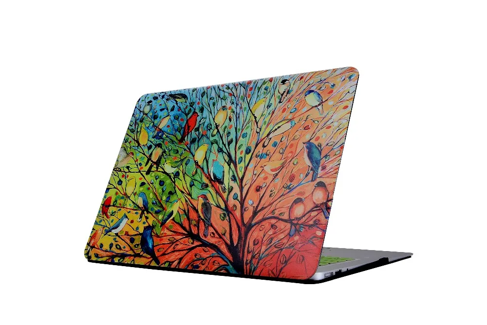 Тонкий мультяшный жесткий ПВХ чехол для Macbook New Pro 13 A1706 A1708 15 A1707 Touch Bar ноутбука