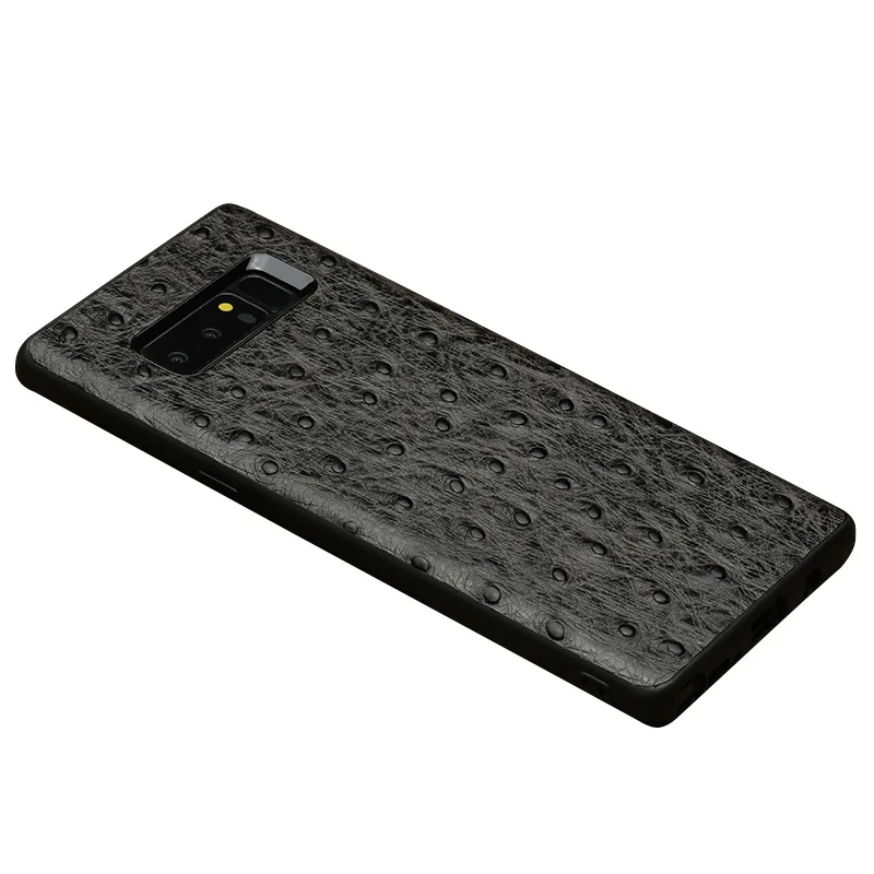 Роскошный чехол из натуральной кожи для телефона Samsung S8 S9 Plus полноразмерные чехлы