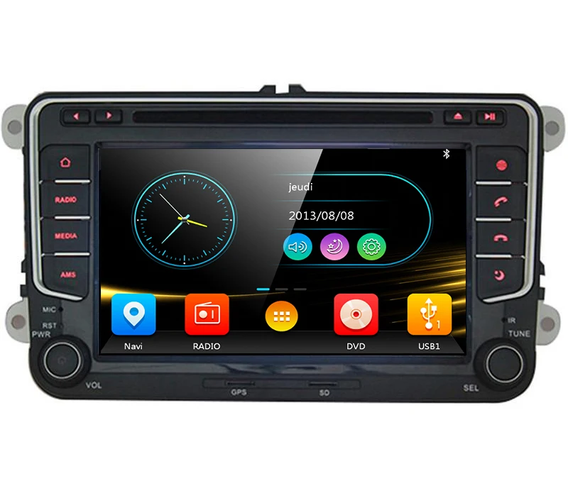 7 дюймов Автомобильный dvd плеер с gps навигацией аудио Радио стерео USB/SD BT/TV Canbus