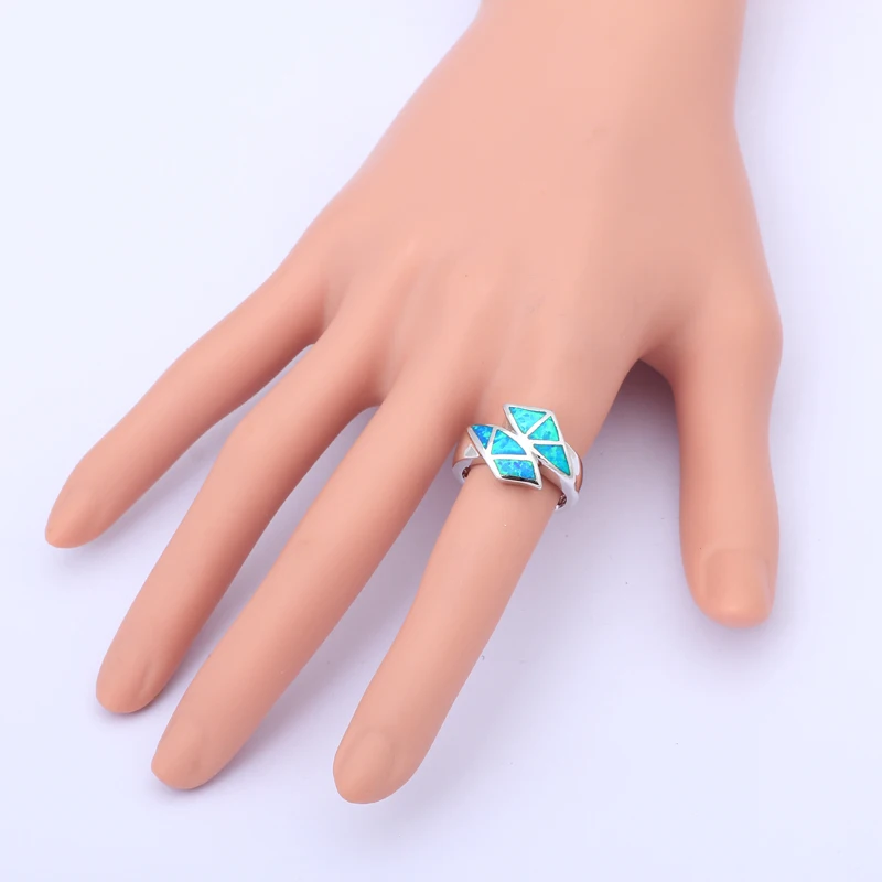 Оптовая и розничная продажа наивысшего качества серебро штамп Голубой опал