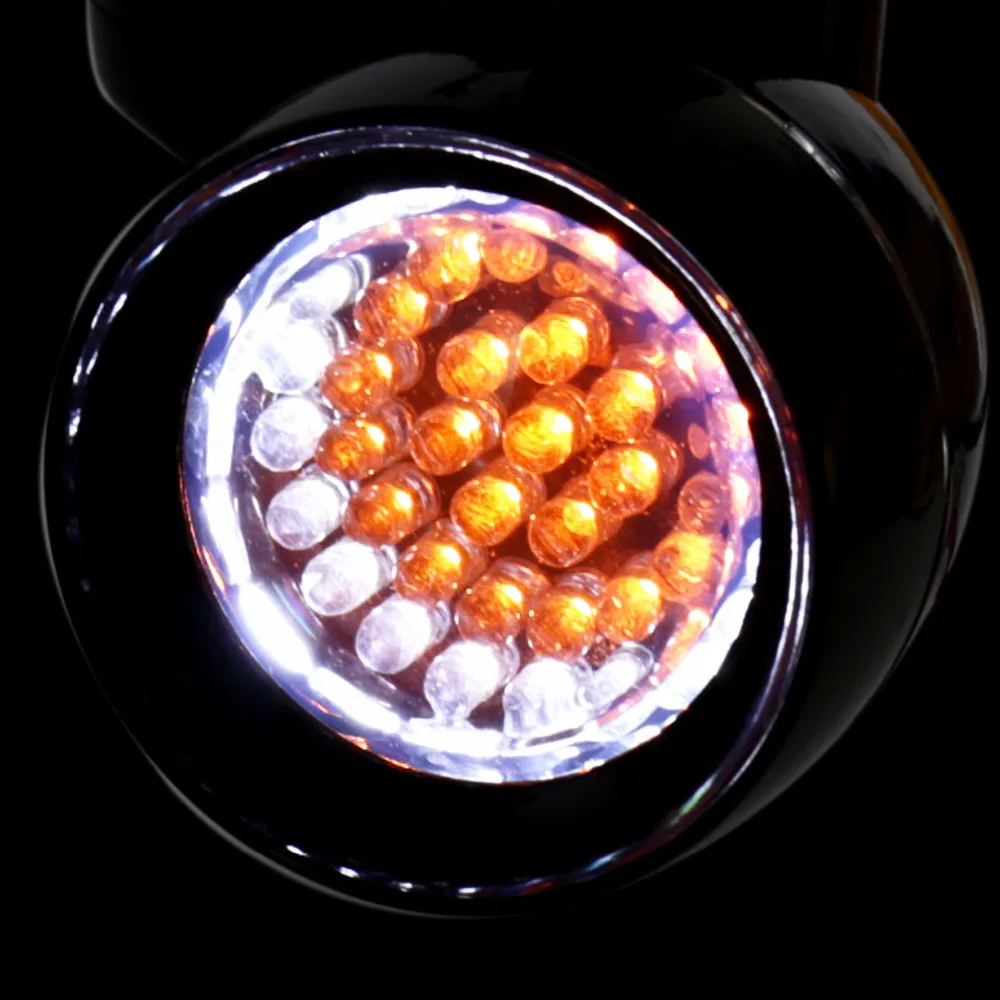 Черный глянец светодиодный обтекатель установлен дальнего света и Копченый