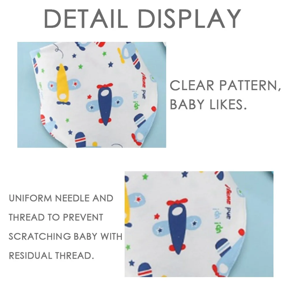 3 шт. детские нагрудники аксессуары для новорожденных девочек бандана хлопковый