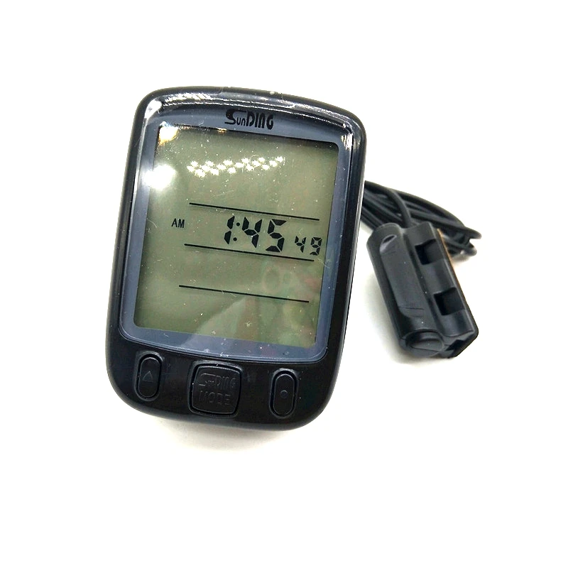SunDing SD-563A Waterproof Temperature Wired Stopwatch LCD Bicycle Accessories Cycling Bike Speedometer Computer | Спорт и