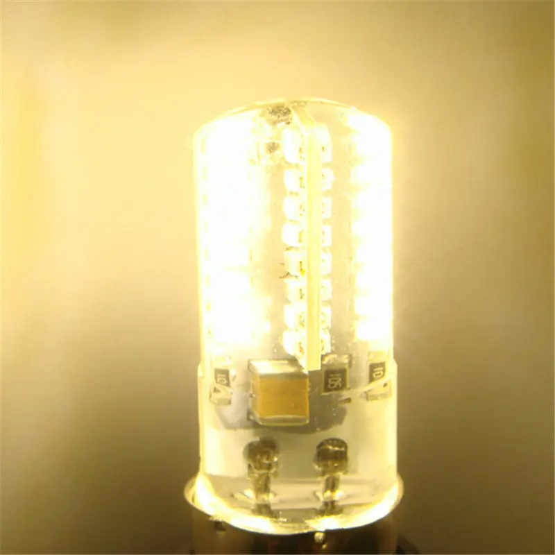AC220V BA15D 2,6 Вт Светодиодный светильник SMD 3014 кристалл кукурузная лампа чистый белый теплый белый Высокая яркость Энергосберегающая лампа светильник ing - Испускаемый цвет: Тёплый белый