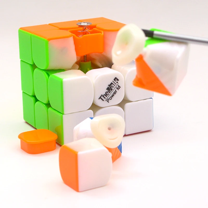 Valk 3 Power M Магнитный куб 3x3 Мини Размер скоростной Qiyi кубов соревнований игрушка WCA