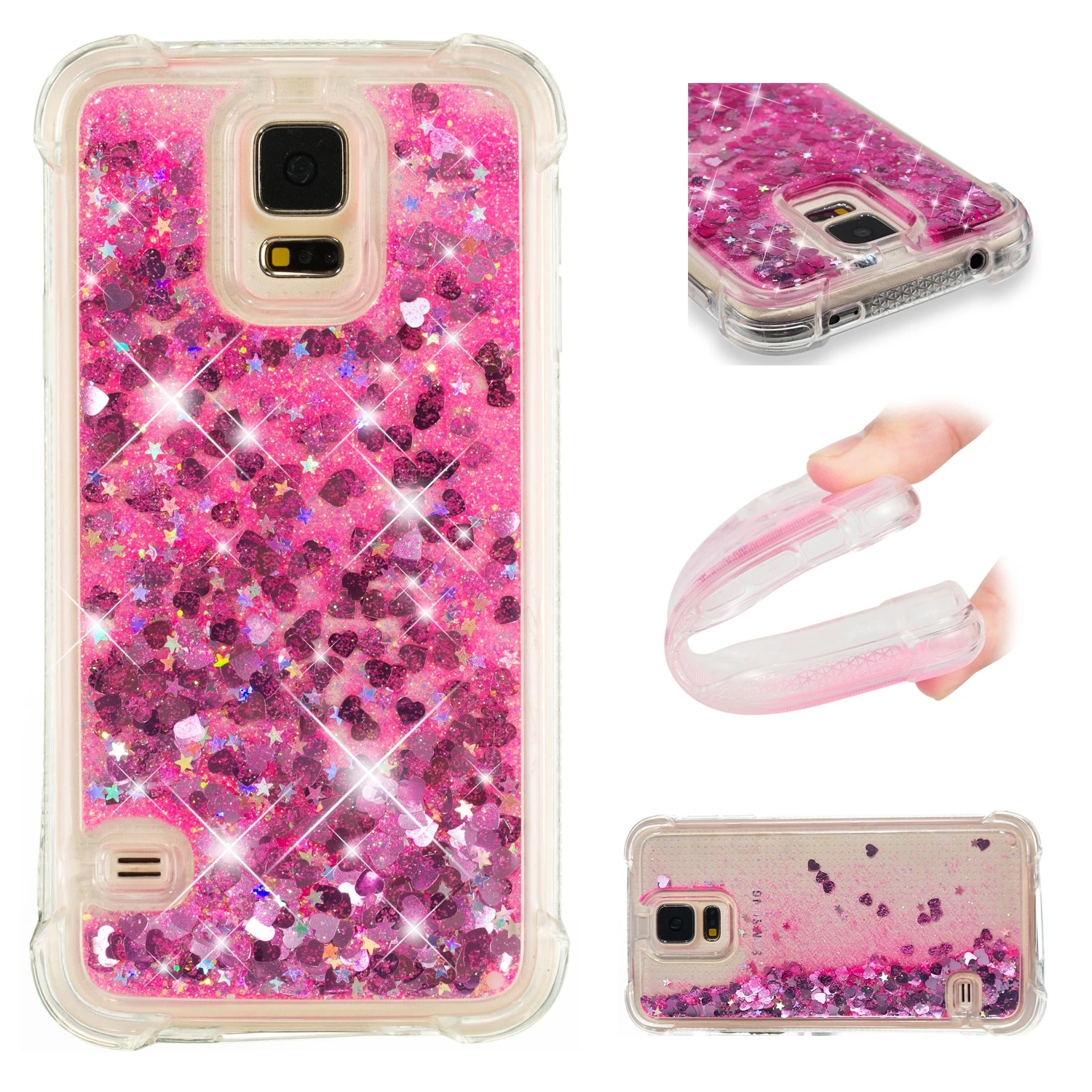 For Samsung S5 neo S 5 G903 G900f G903F Dynamic Liquid Quicksand Cases for sm-g900f sm-g903f G900H SM G900FD Cover | Мобильные
