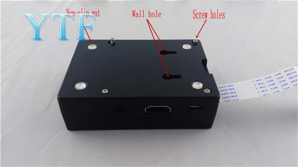 Raspberry pi 3 B/B+ чехол, алюминиевый корпус, металлический корпус с теплоотводом, охлаждающий корпус Raspberry pi