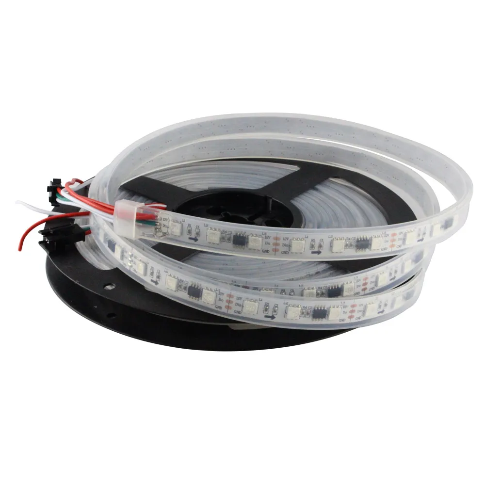 Пиксельная Светодиодная лента MJJC водонепроницаемая WS2811 5M SMD 5050 полоса +