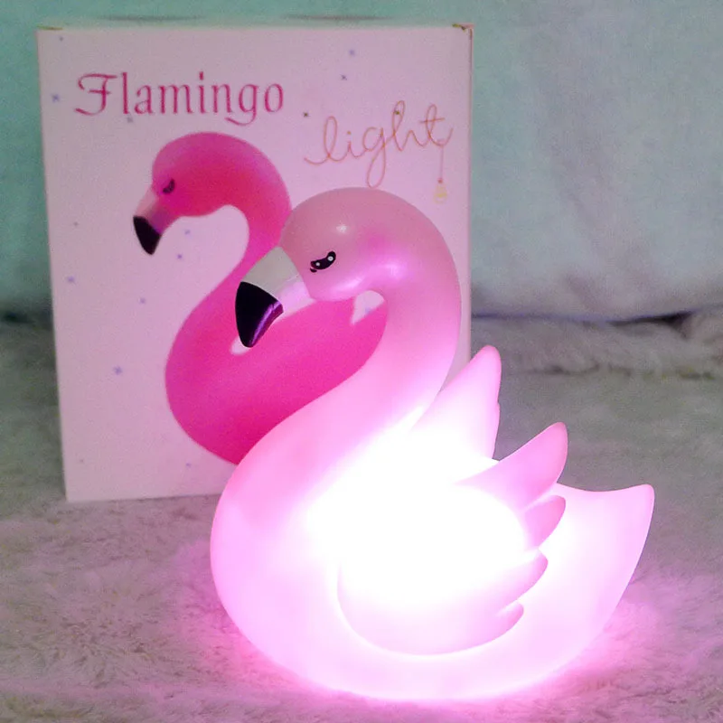 Pink Flamingos JXSFLYE Звездный ночной Светильник Adurable креативный детский светодиодный светильник, подарок для детей и друзей, праздничные или вечерние, новинка - Испускаемый цвет: Pink Flamingos