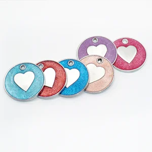 Именная бирка на ошейник для собак и кошек, с выгравированным именем, 20 шт.