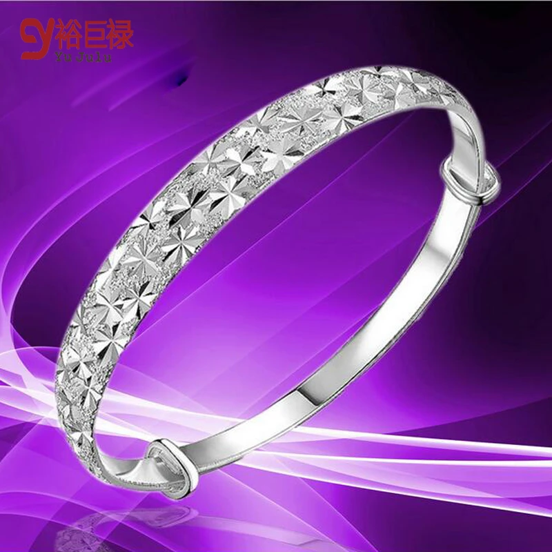 Женские серебряные браслеты со звездами регулируемые звездой и песком для