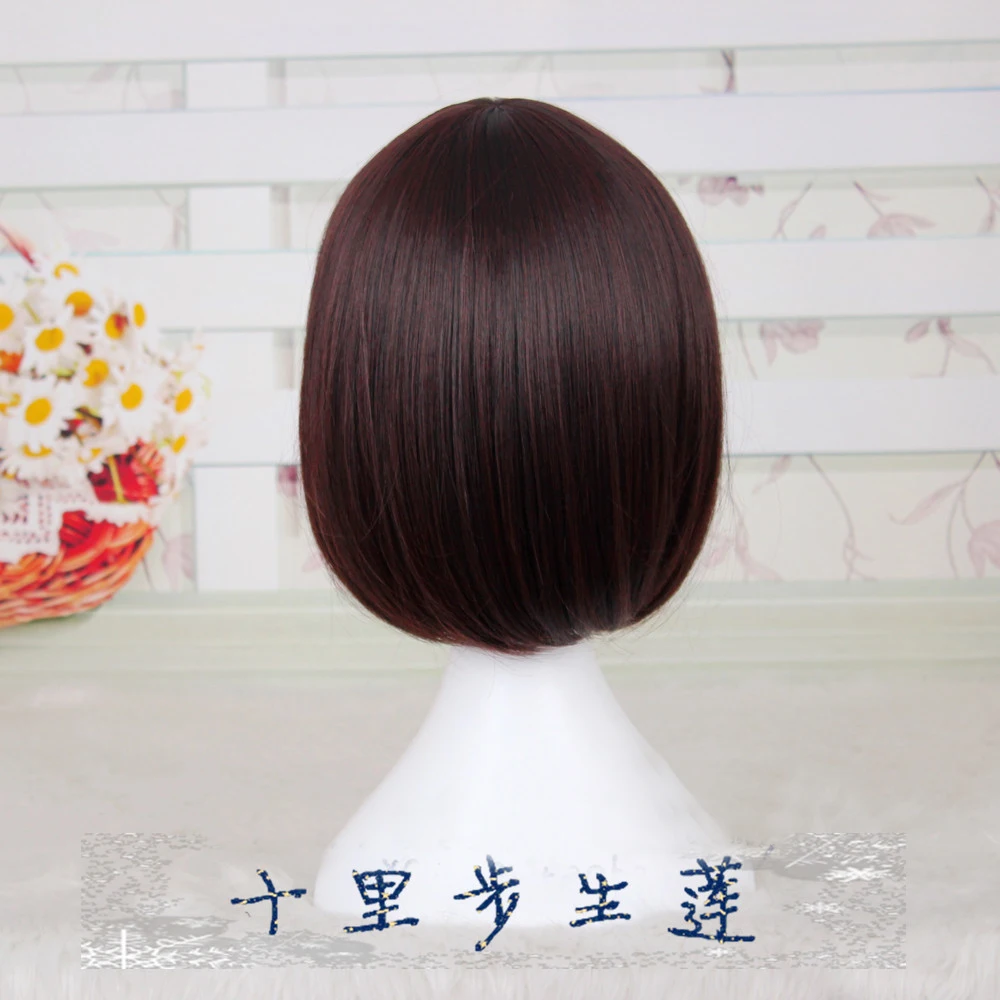 

Anime Fantastic Beasts The Crimes of Grindelwald Cosplay Wig Tina Goldstein Short Straight BOBO Synthetic Hair + Wig Cap