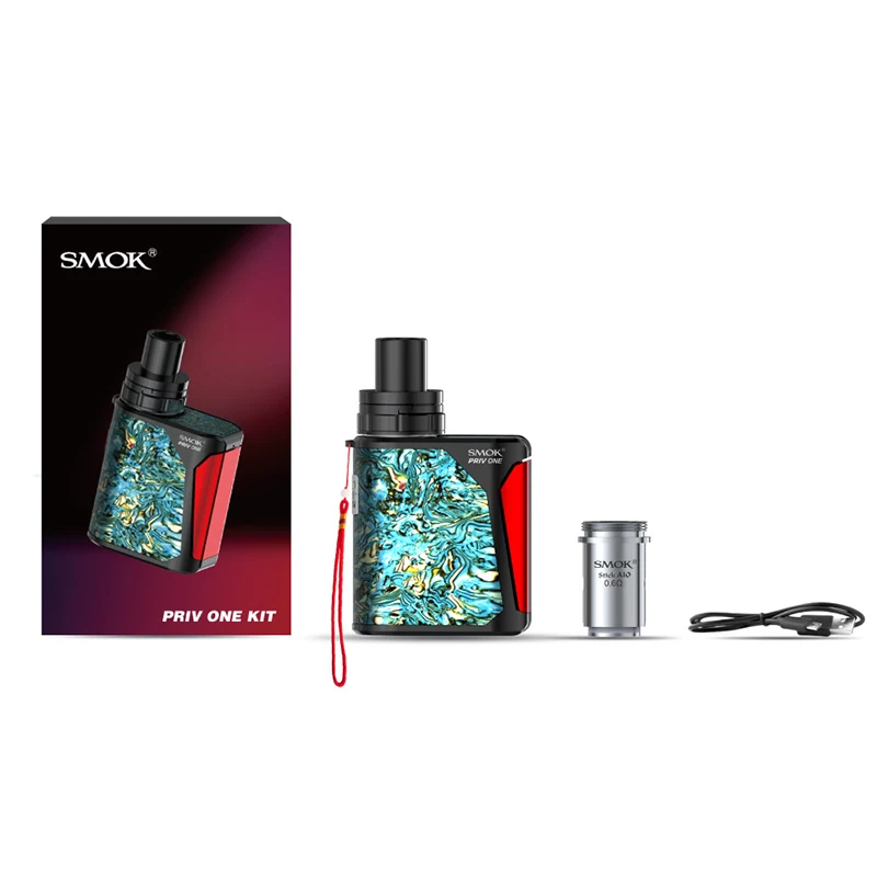 Vape SMOK Priv One Kit испаритель электронная сигарета механический бокс мод с емкостью Aio