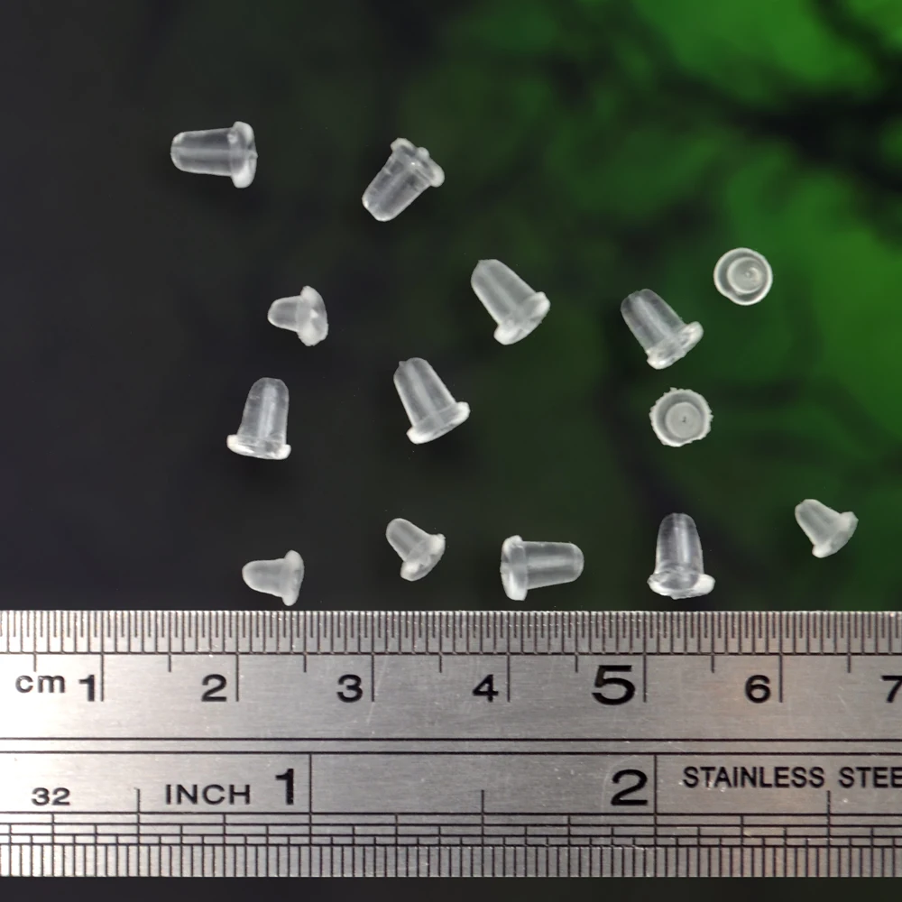 1000 шт. бесплатная доставка оптовая продажа пластиковые заглушки для сережек