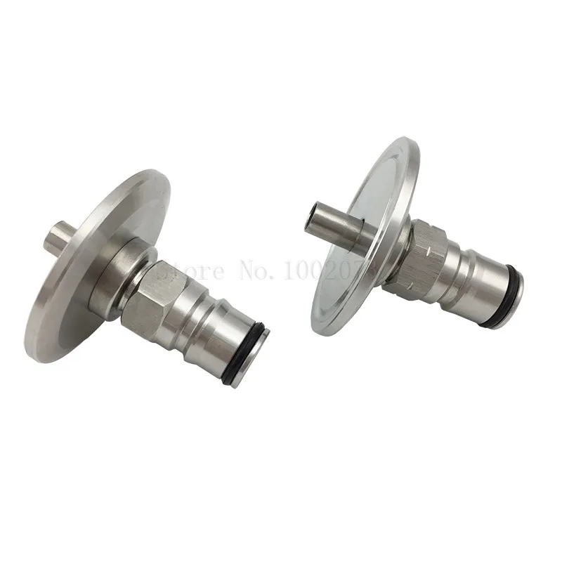 

1.5"Tri Clamp to Ball Lock Post, SS304 Sanitary Brewer Fitting, 50.5mm OD ferrule for SS conical fermenter pressure transfer