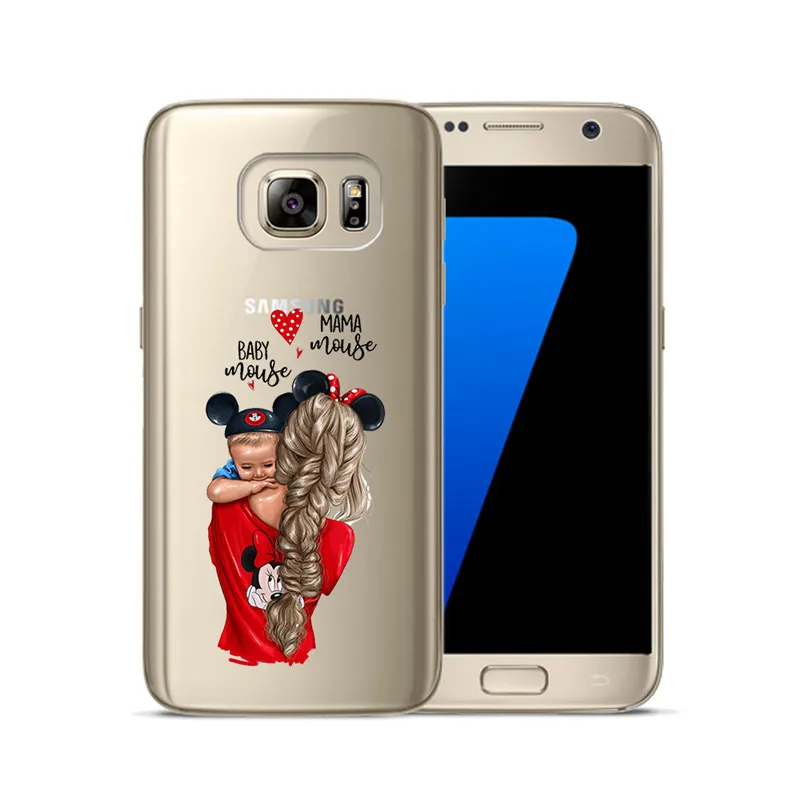 Модный мягкий чехол из ТПУ для samsung Galaxy S6 S7 Edge S8 S9 Plus S10 Plus E Note 8 9 - Цвет: 4